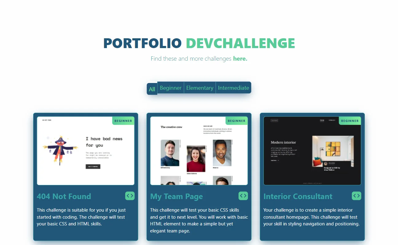 Portafolio DevChallenges