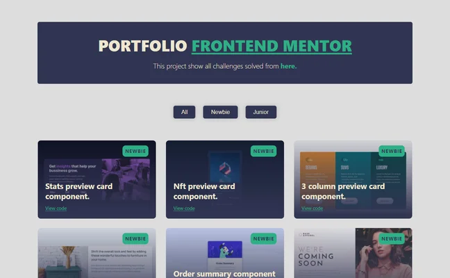 Portafolio Frontendmentor